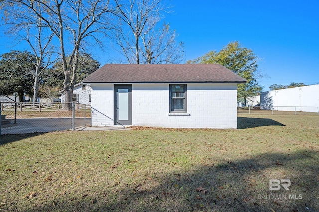 25121 State St, Elberta, AL 36530 - view of outbuilding featuring a lawn