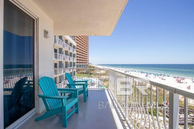 25360 Perdido Beach Blvd Unit 401, Orange Beach, AL 36561 - balcony with view of water and beach