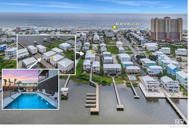 1476 Sandpiper Ln Unit B, Gulf Shores, AL 36542 - bird's eye view of a nearby body of water