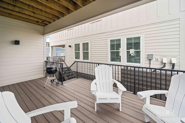 1476 Sandpiper Ln Unit B, Gulf Shores, AL 36542 - wooden deck with area for grilling