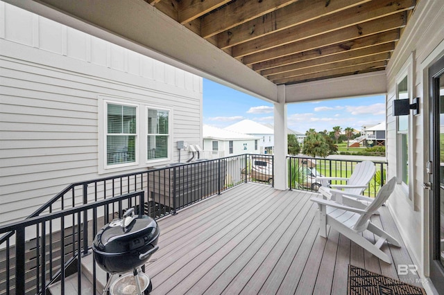 1476 Sandpiper Ln Unit B, Gulf Shores, AL 36542 - wooden deck featuring a residential view
