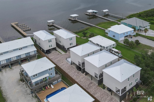 1476 Sandpiper Ln Unit B, Gulf Shores, AL 36542 - aerial view of residential area featuring a large body of water