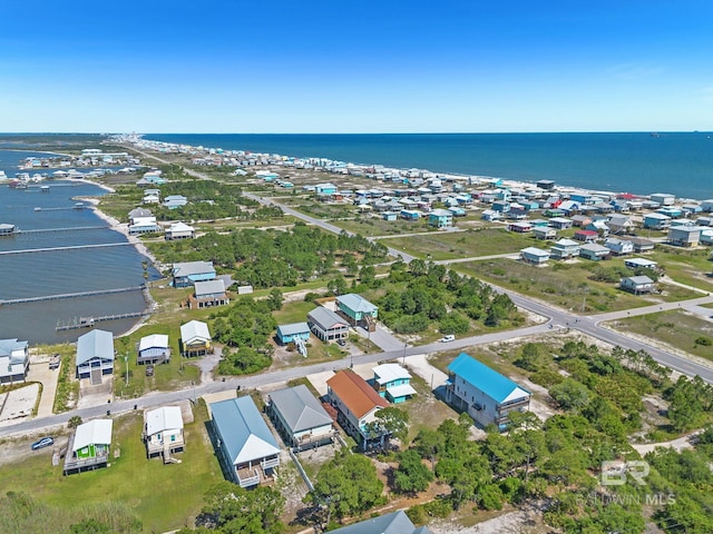 566 Boykin Ct N, Gulf Shores, AL 36542 - aerial perspective of suburban area featuring a nearby body of water