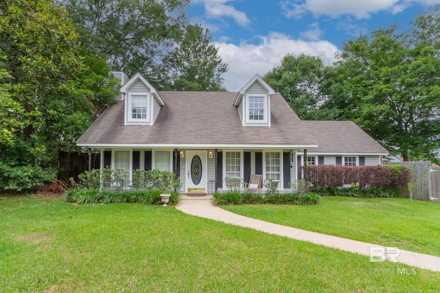 103 Hickory Ct, Daphne, AL 36526 - new england style home with covered porch and a chimney
