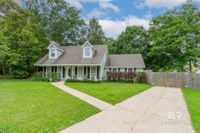 103 Hickory Ct, Daphne, AL 36526 - cape cod house with concrete driveway and a porch