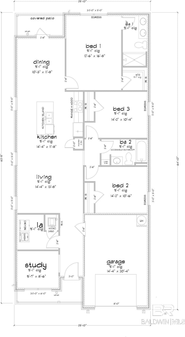 8859 Chabo Cir, Foley, AL 36580 - room layout