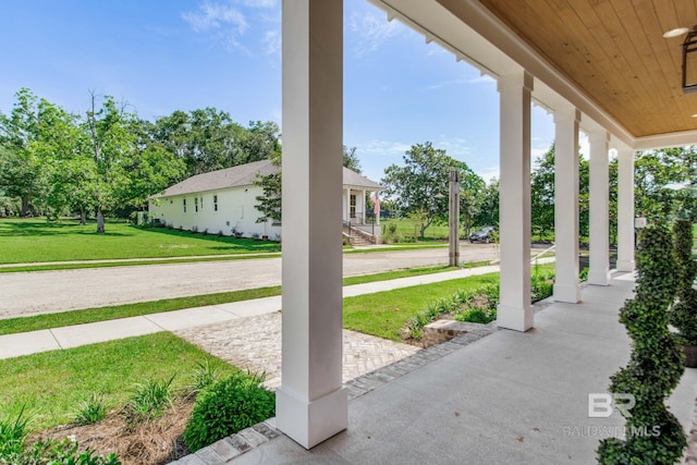 15132 Itea Dr, Foley, AL 36535 - porch featuring a yard