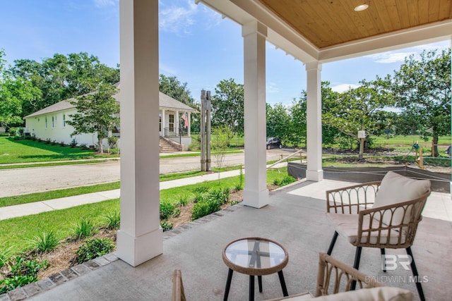 15132 Itea Dr, Foley, AL 36535 - porch featuring a lawn