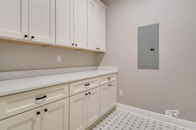 15132 Itea Dr, Foley, AL 36535 - laundry room featuring electric panel and light floors