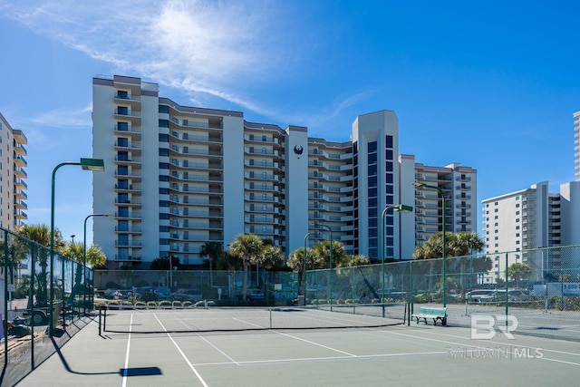 view of sport court