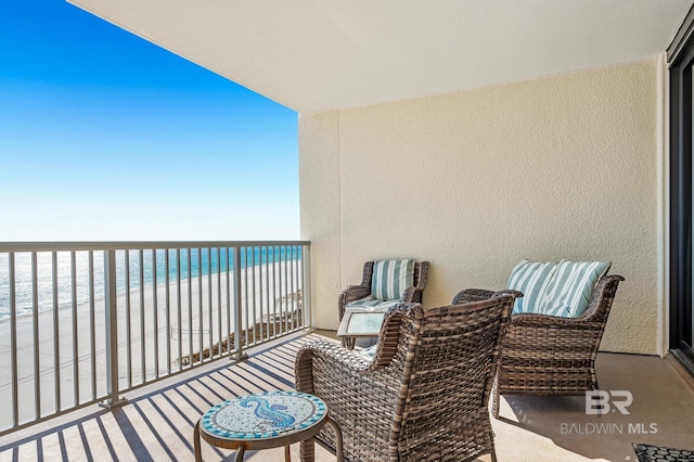 25020 Perdido Beach Blvd Unit 804B, Orange Beach, AL 36561 - balcony with a water view and a view of the beach