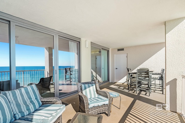 25020 Perdido Beach Blvd Unit 804B, Orange Beach, AL 36561 - balcony featuring a water view