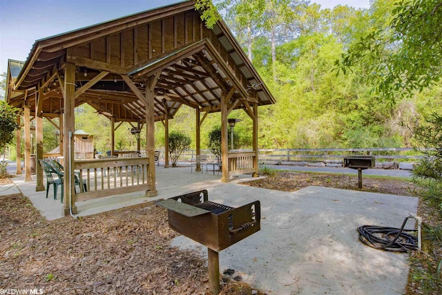 view of nearby features with a gazebo