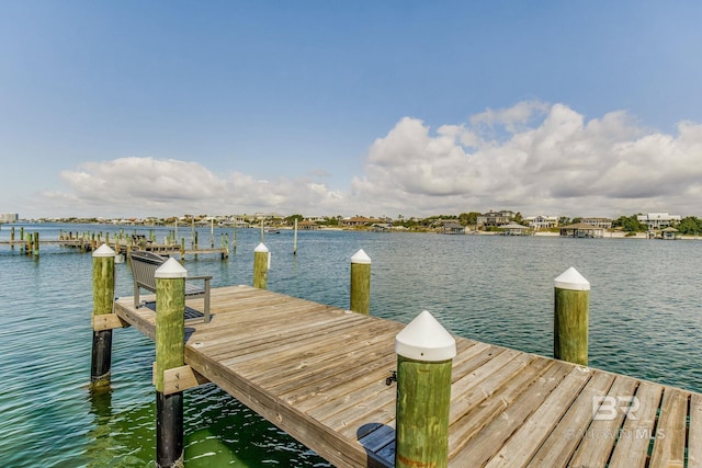 17290 Perdido Key Dr Unit 5B, Pensacola, FL 32507 - view of dock with a water view