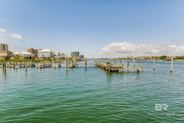 17290 Perdido Key Dr Unit 5B, Pensacola, FL 32507 - view of dock featuring a water view