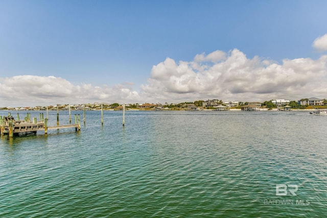 17290 Perdido Key Dr Unit 5B, Pensacola, FL 32507 - water view featuring a dock