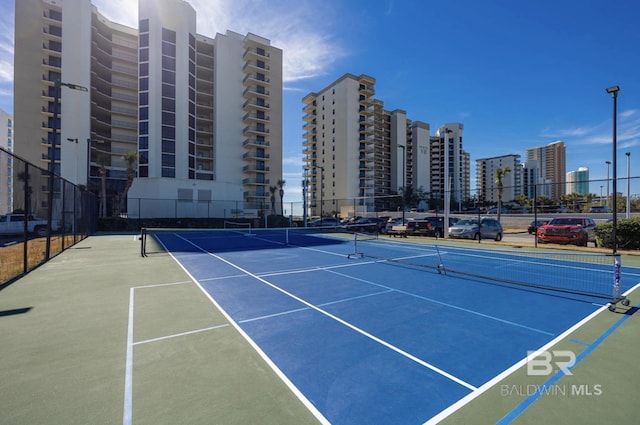 view of sport court