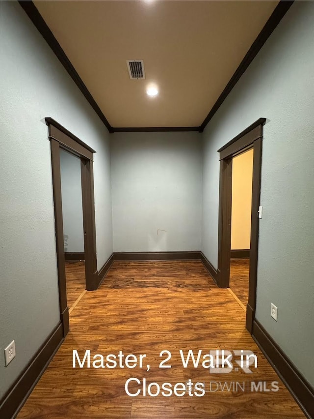 253 Cherokee St, Mobile, AL 36606 - unfurnished room with crown molding, wood finished floors, and baseboards