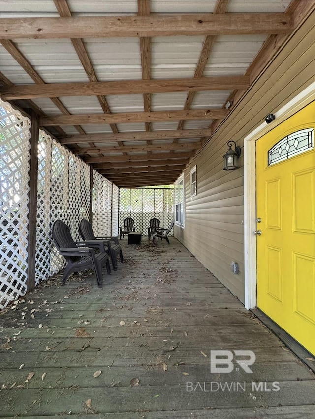 253 Cherokee St, Mobile, AL 36606 - view of deck