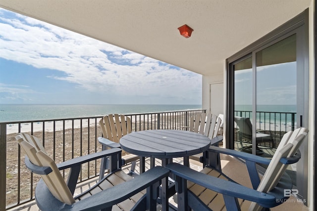 26802 Perdido Beach Blvd Unit 7C2, Orange Beach, AL 36561 - balcony with a beach view and a water view