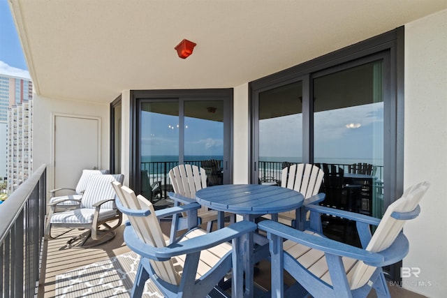 26802 Perdido Beach Blvd Unit 7C2, Orange Beach, AL 36561 - balcony with outdoor dining space