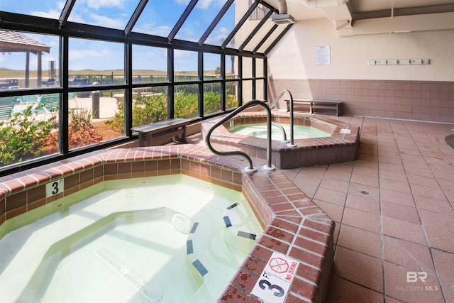 26802 Perdido Beach Blvd Unit 7C2, Orange Beach, AL 36561 - view of pool with an indoor hot tub