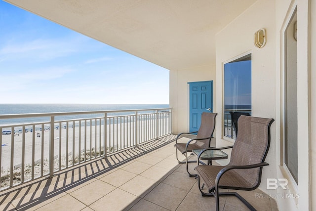 26200 Perdido Beach Blvd Unit 508, Orange Beach, AL 36561 - balcony with a water view and a view of the beach