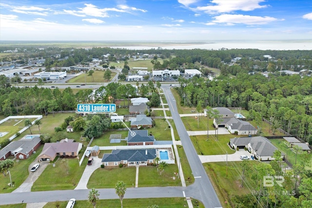4310 Lauder Ln, Orange Beach, AL 36561 - birds eye view of property with a residential view and a water view