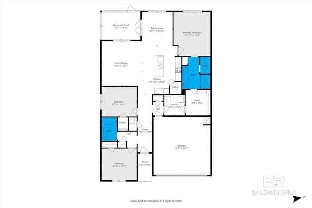 4299 Montague Dr, Gulf Shores, AL 36542 - home floor plan