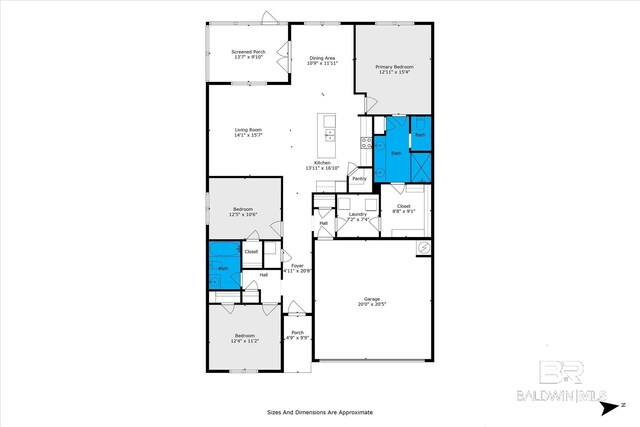 4299 Montague Dr, Gulf Shores, AL 36542 - home floor plan