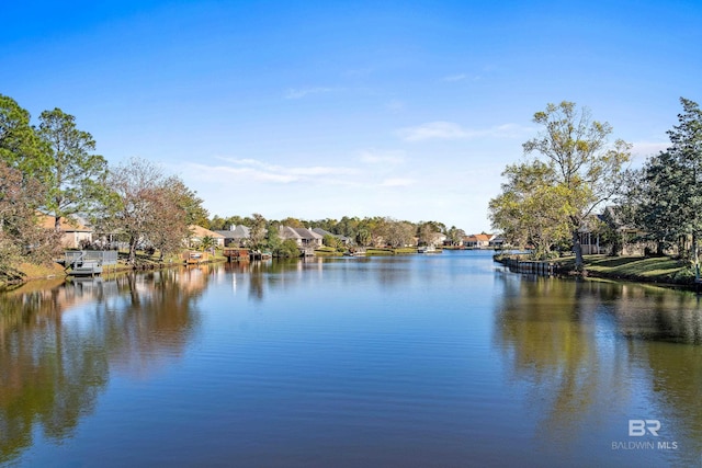 property view of water