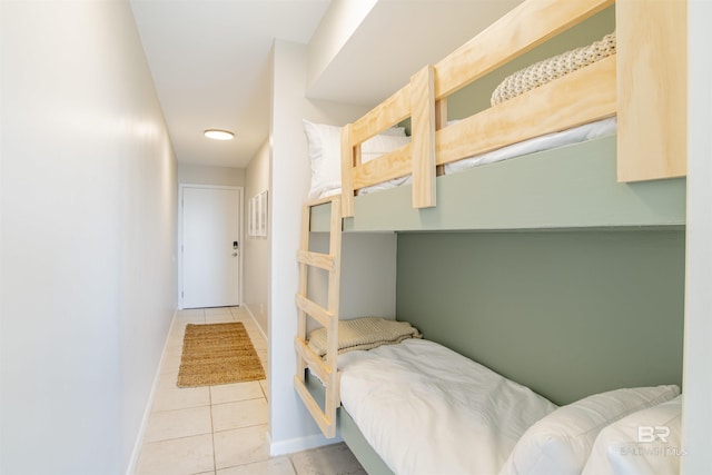 view of tiled bedroom