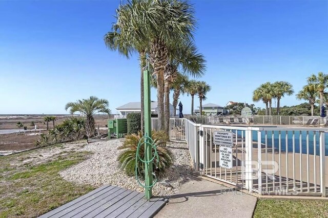 exterior space featuring a community pool