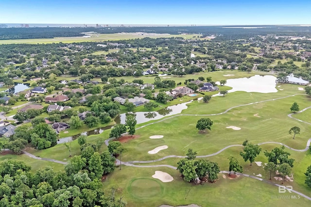 715 Village Dr, Gulf Shores, AL 36542 - view of property location featuring a large body of water, a golf course, and nearby suburban area