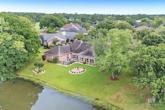715 Village Dr, Gulf Shores, AL 36542 - aerial view of property and surrounding area with a large body of water