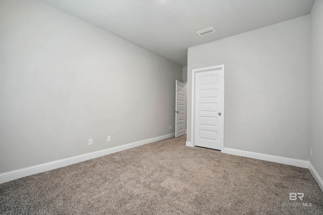 unfurnished bedroom featuring carpet