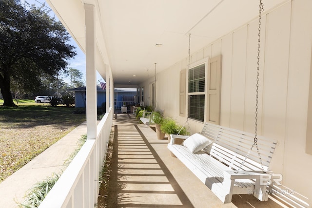 view of patio / terrace featuring a porch