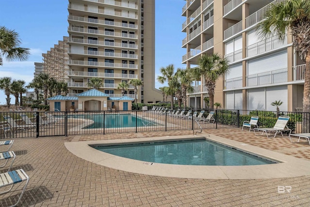 view of pool