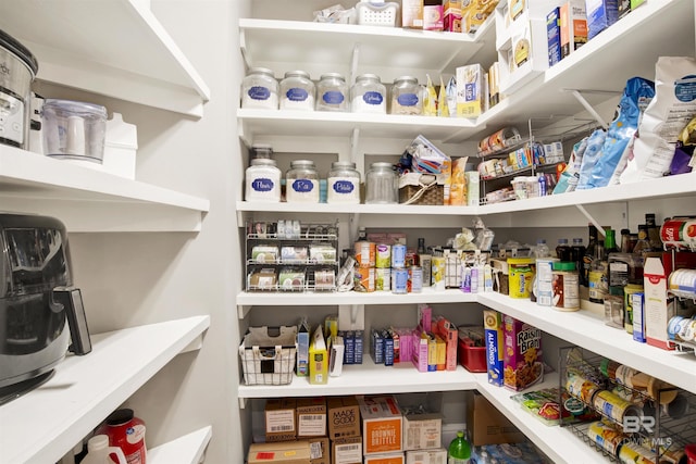 view of pantry