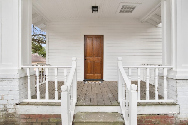 view of entrance to property