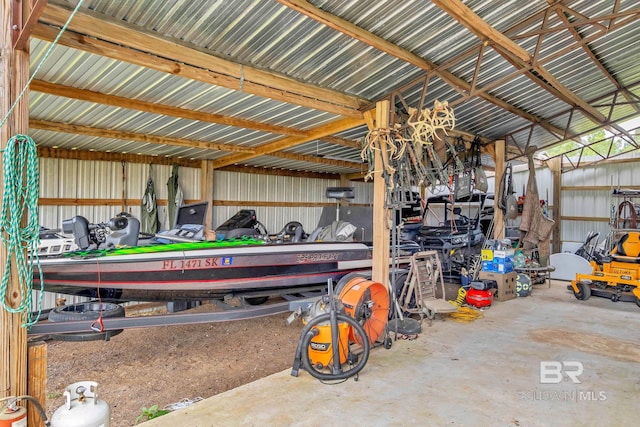 26506 Big Grant Way, Robertsdale, AL 36567 - garage with metal wall