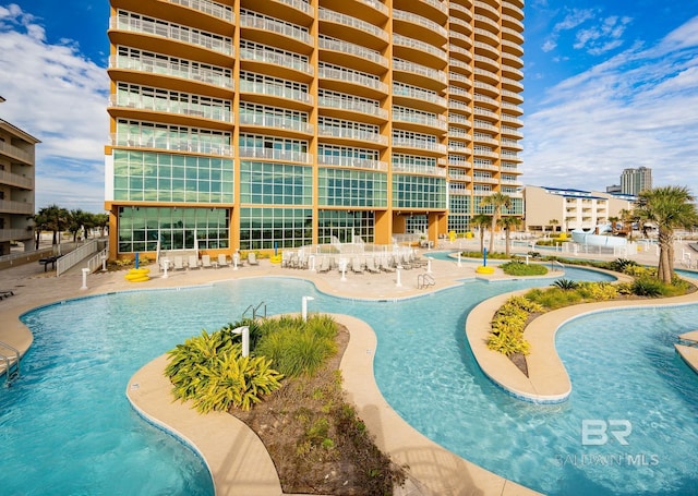 community pool featuring a patio