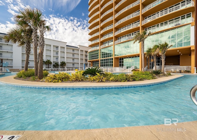 view of pool
