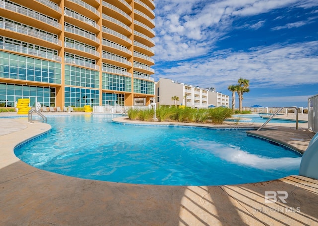 view of community pool
