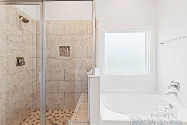 360 Nandina Loop, Fairhope, AL 36532 - bathroom featuring a shower stall and a garden tub