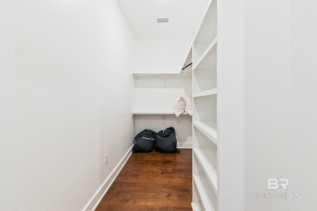 360 Nandina Loop, Fairhope, AL 36532 - walk in closet featuring dark wood-type flooring