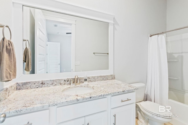 360 Nandina Loop, Fairhope, AL 36532 - full bathroom with vanity, toilet, and shower / bath combo with shower curtain