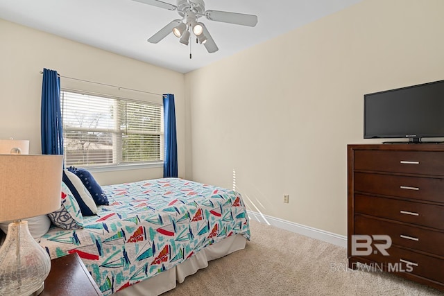 4615 Nancy Ln Unit 8, Orange Beach, AL 36561 - carpeted bedroom with ceiling fan