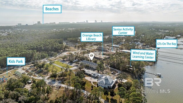 4615 Nancy Ln Unit 8, Orange Beach, AL 36561 - drone / aerial view with a water view