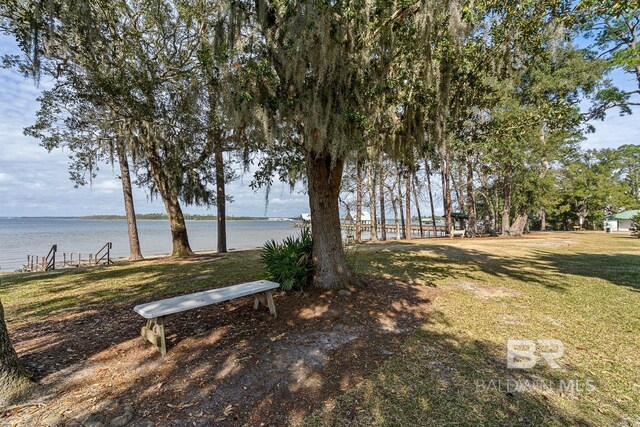 4615 Nancy Ln Unit 8, Orange Beach, AL 36561 - view of yard featuring a water view
